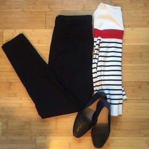 Elle Black Slim Pull-on Dress Pants